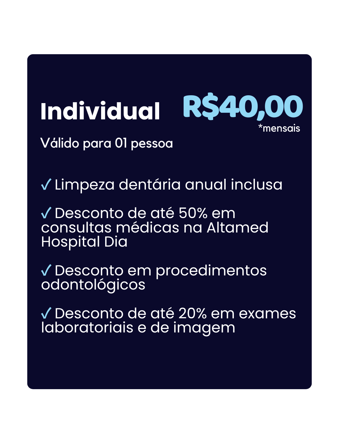 Plano Individual Vida Mais São Joaquim da Barra